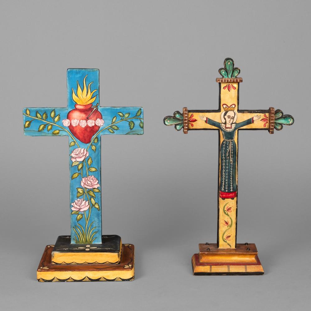 PAIR OF CROSSES SANTA LIBRADA  3637bc