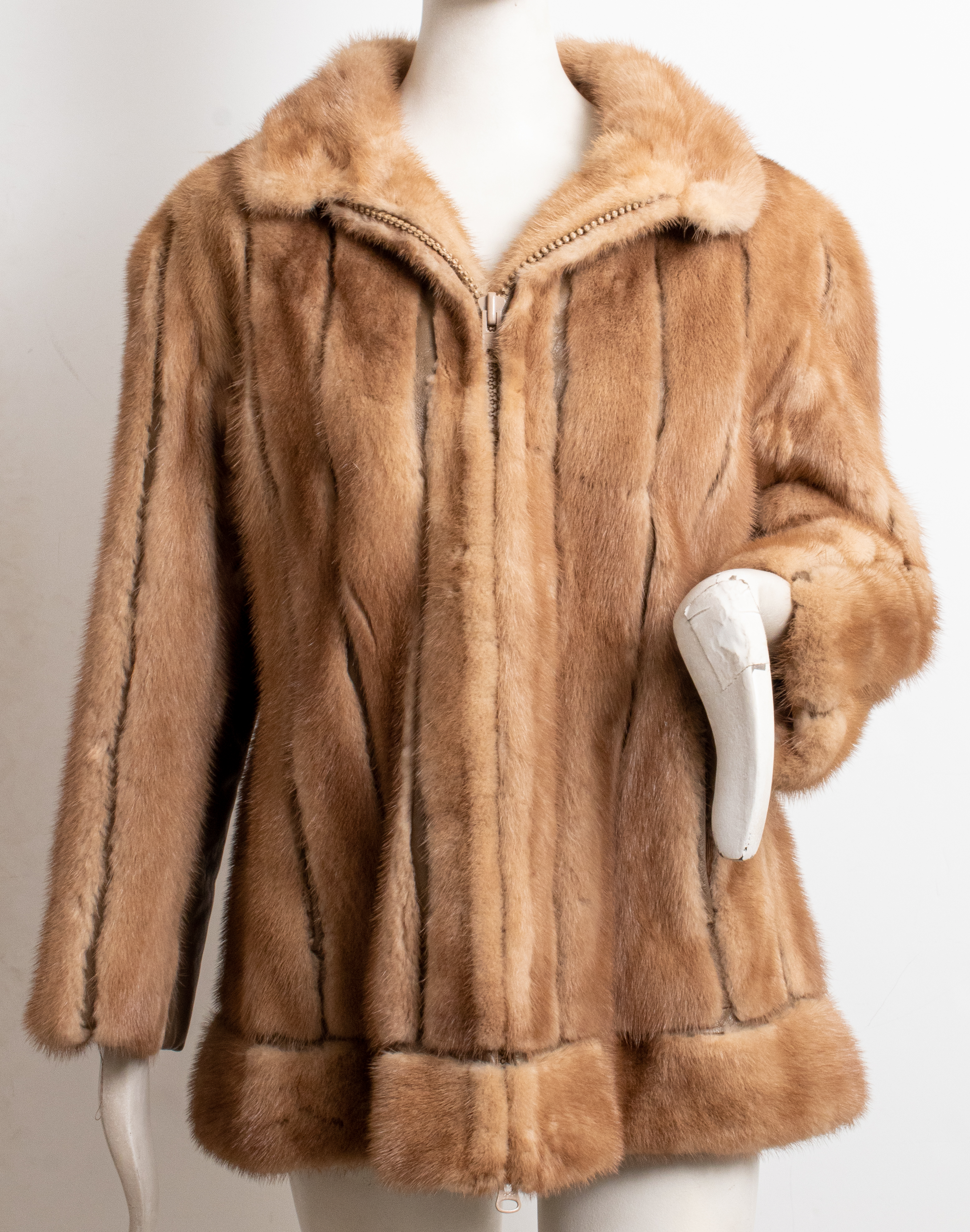 FRANKLYN SYOSSET MINK FUR AND LEATHER 363848