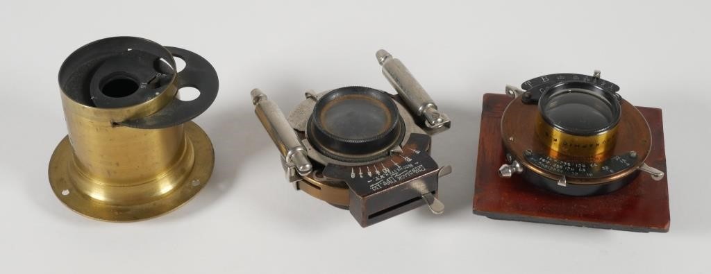 CAMERA LENSES 3PCS ANTIQUEWaterbury