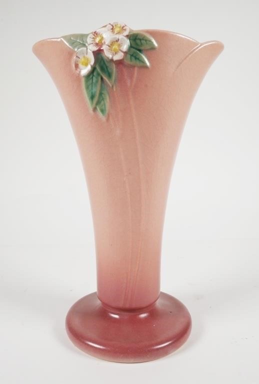 ROSEVILLE MOCK ORANGE VASE20th C. mid