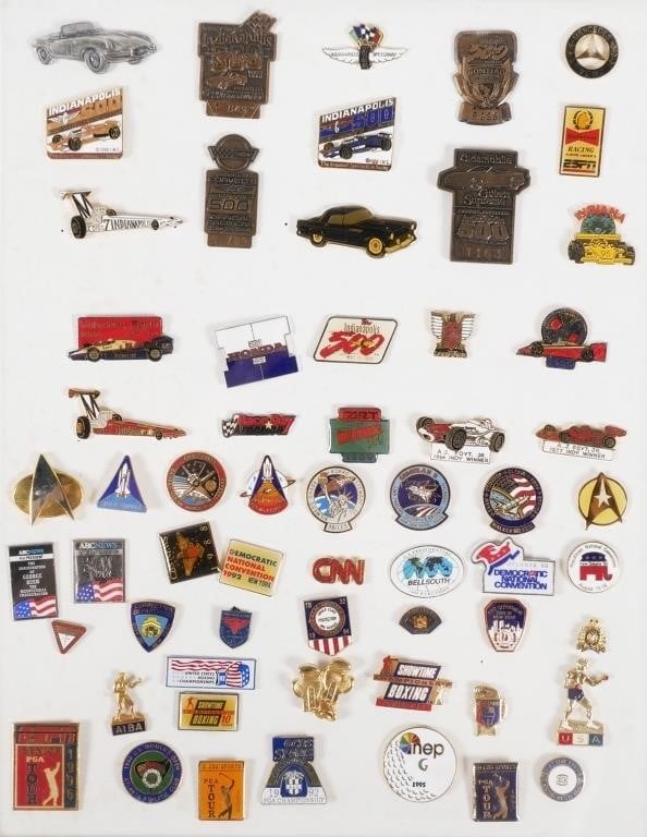  60 COLLECTORS LAPEL PINSVintage 3638e1