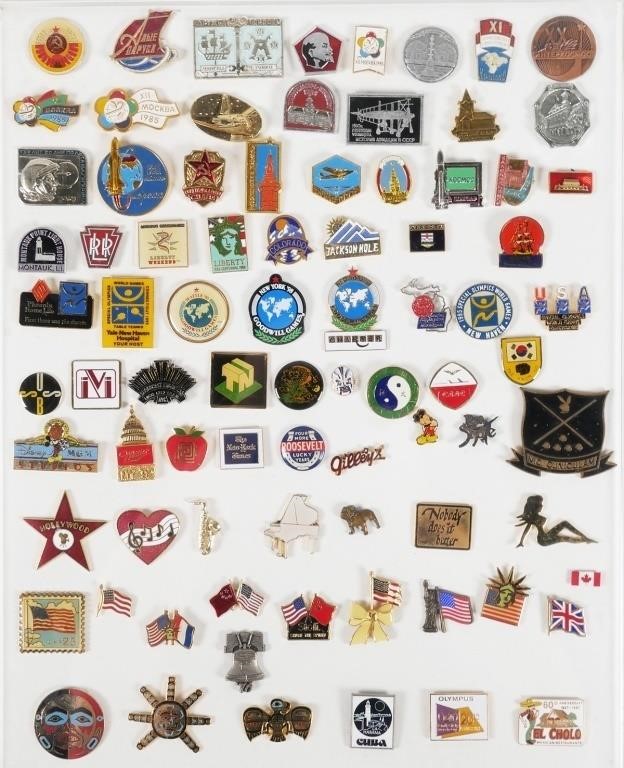 (82) COLLECTORS LAPEL PINSVintage collection