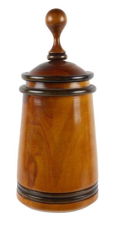 BIEDERMEIER STYLE WOOD URNAntique 36390b