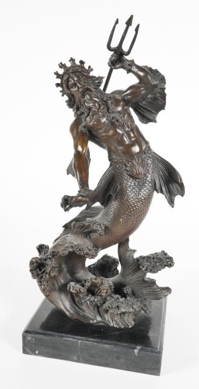 POSEIDON BRONZE SCULPTUREMythological 363929