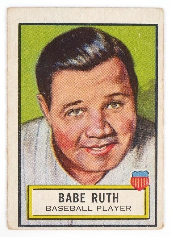 1952 TOPPS LOOK 'N SEE BABE RUTH