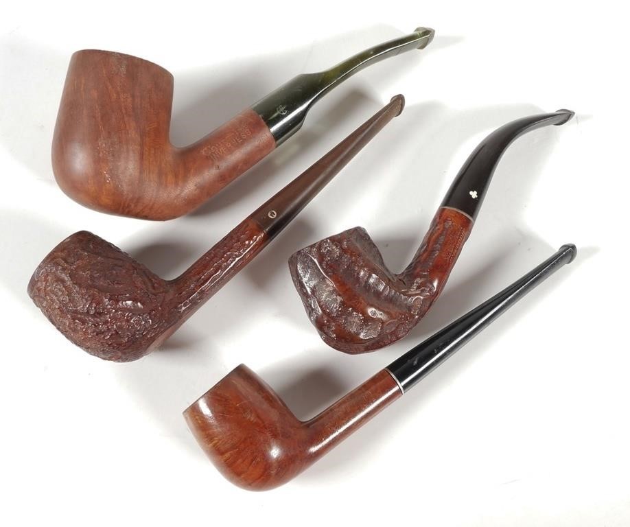 BRIAR BURL WOOD PIPES 4PCSGroup