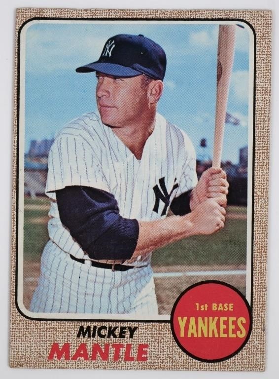 1968 TOPPS MICKEY MANTLE #2801968