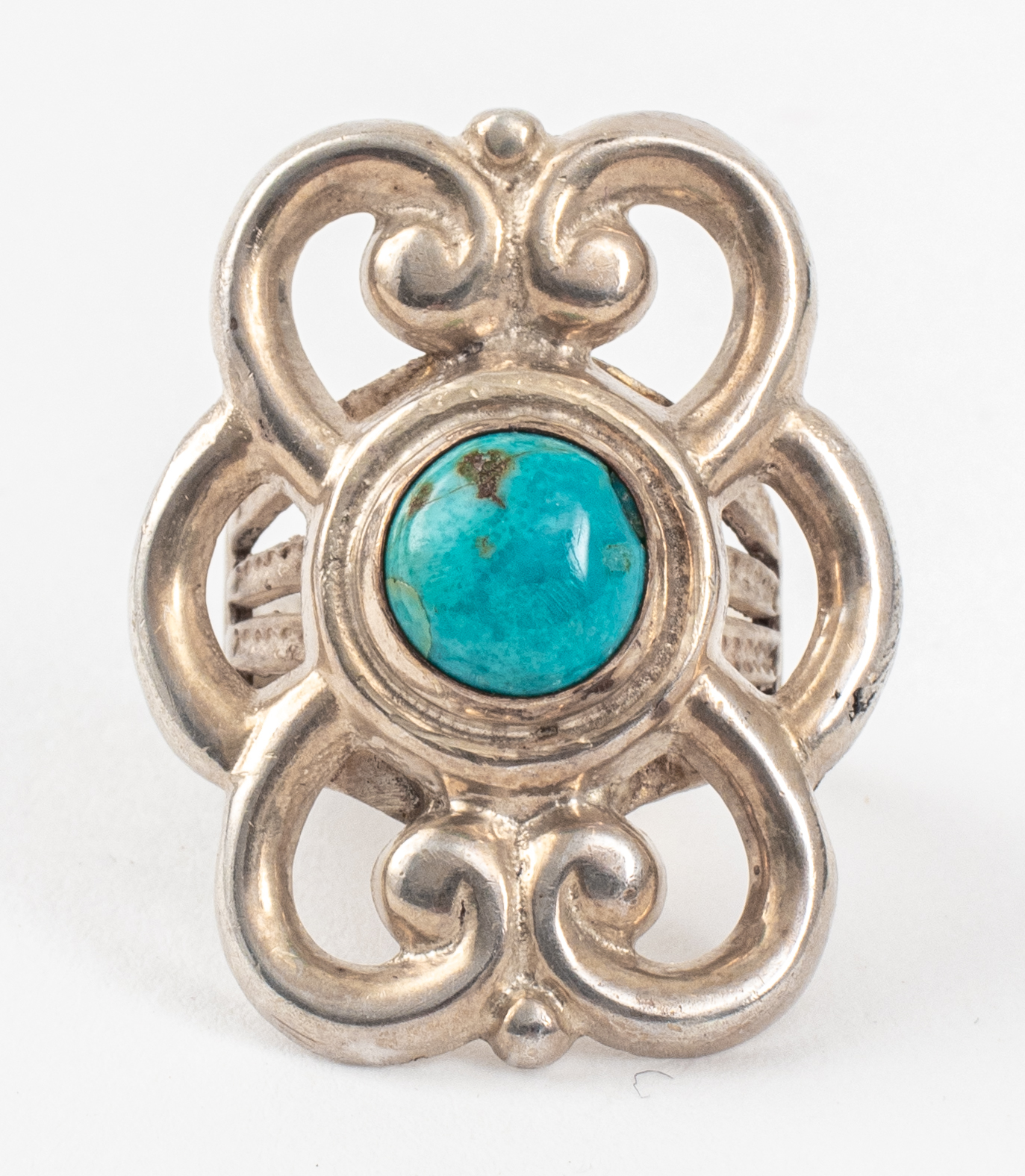 NATIVE AMERICAN SILVER TURQUOISE 3639c9