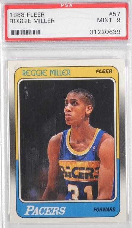 1988-89 FLEER REGGIE MILLER RC