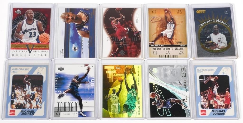 MICHAEL JORDAN CARDS 10PCSFleer/Topps/Upper