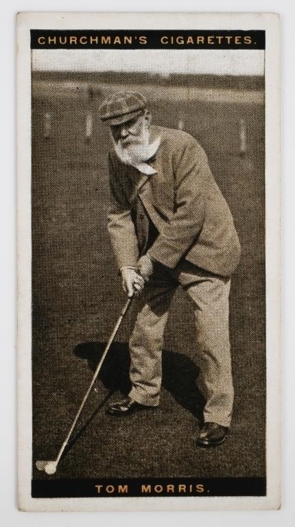 1927 CHURCHMAN TOM MORRIS FAMOUS GOLFERS