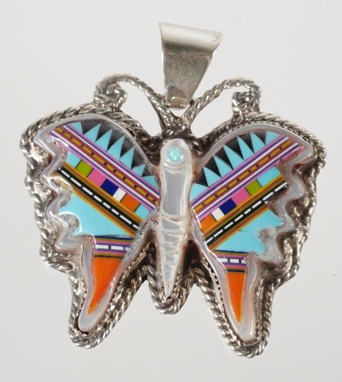 925 BUTTERFLY PENDANTNative American