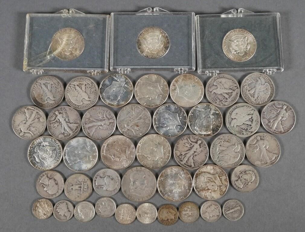 90 SILVER US COINSLot of 1964 3639fb