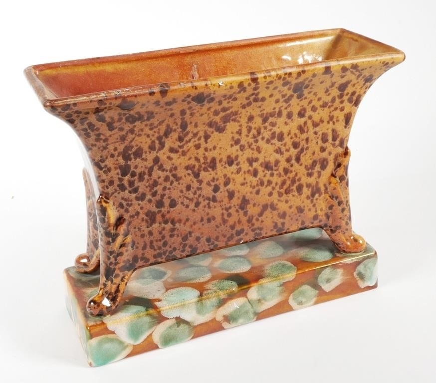 ROYAL HAEGER LEOPARD GLAZE PLANTERLeopard