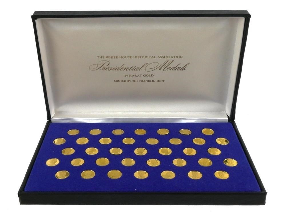 24K GOLD PRESIDENTIAL MEDAL SETSet 363a3e