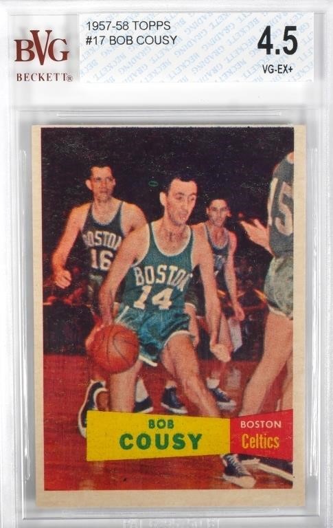 TOPPS BOB COUSY ROOKIE CARD BVG 363a57