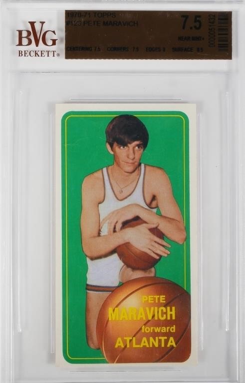 TOPPS PETE MARAVICH ROOKIE CARD  363a5c