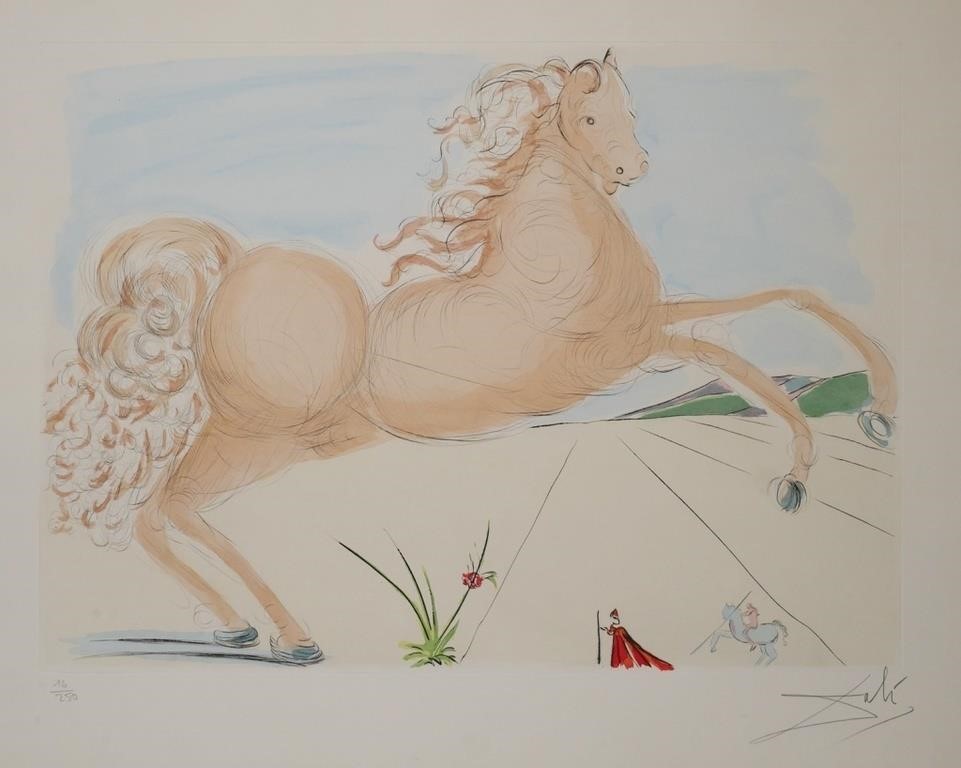 SALVADOR DALI ETCHING OF HORSEEtching 363aa1