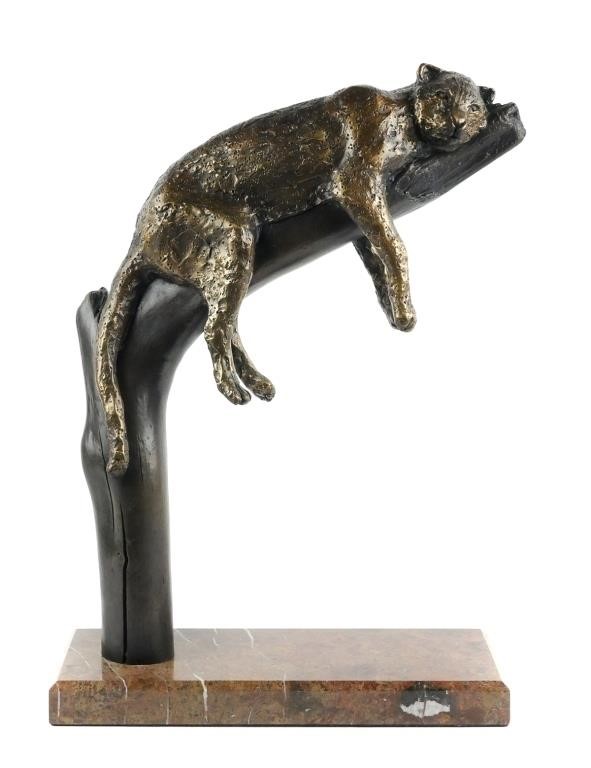 BARBARA DUZAN BRONZE LEOPARDBronze 363aca