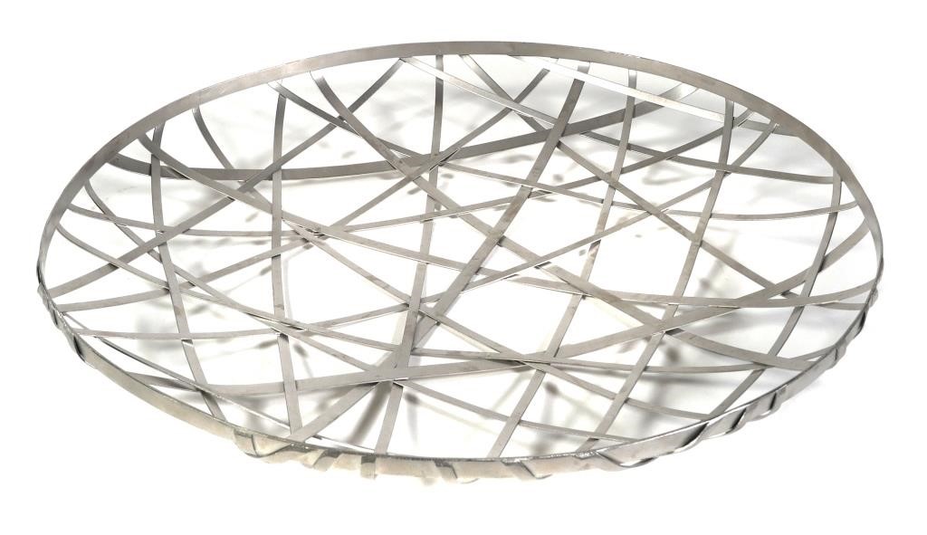 MICHAEL ARAM WOVEN METAL BASKET