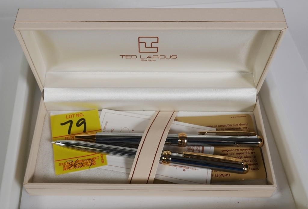 TED LAPIDUS PEN & PENCIL SET