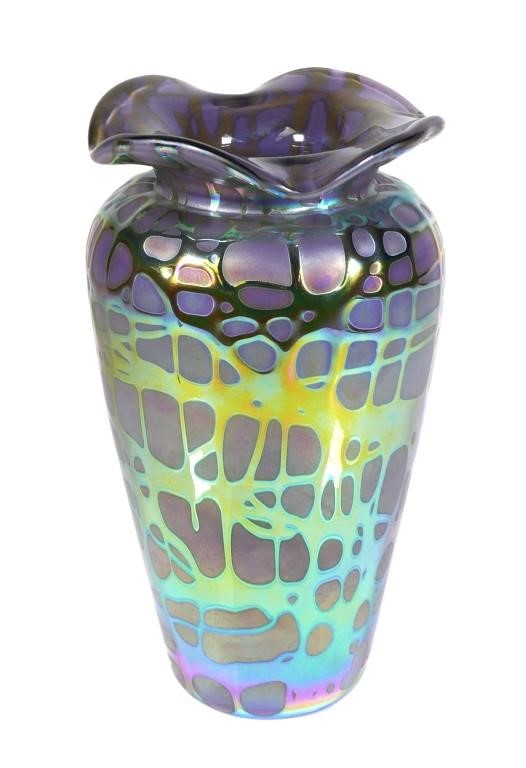 CHRIS HEILMAN IRIDESCENT ART GLASS