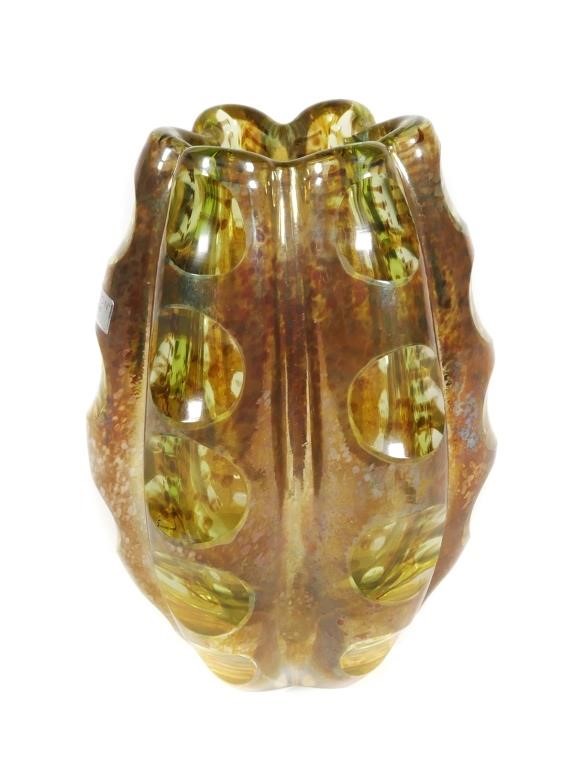 WATERFORD EVOLUTION ART GLASS VASE 36629b