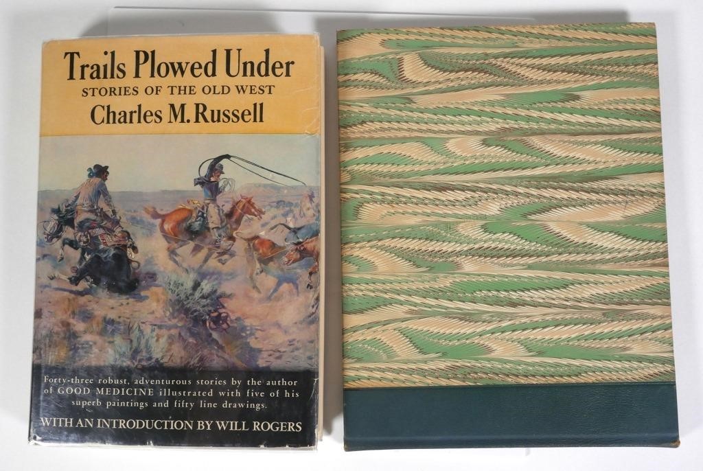 2 CHARLES M RUSSELL BOOKS