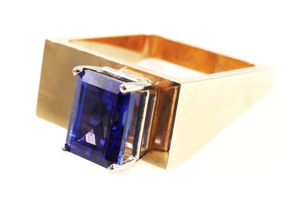 TANZANITE ROBERT TRISKO 14K GOLD