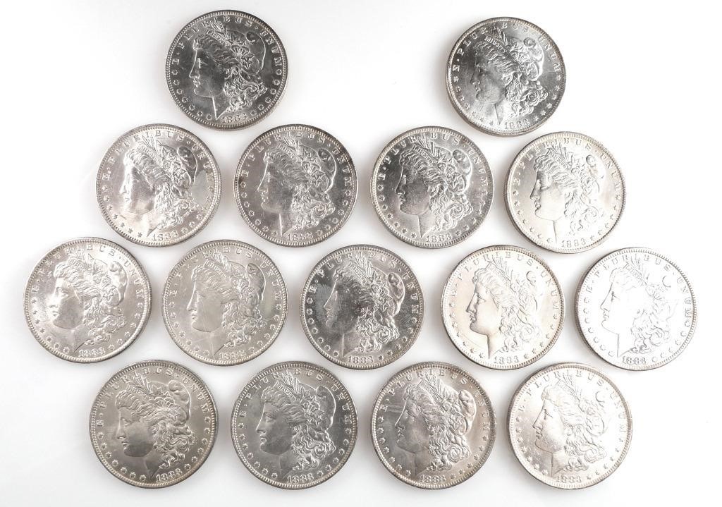 (15) 1883 O MORGAN SILVER DOLLARSGroup