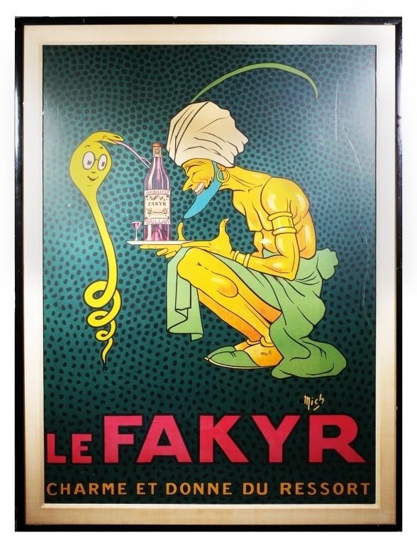 MICHEL LIEBEAUX LE FAKYR POSTER  366347