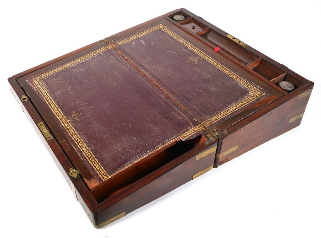 VICTORIAN TRAVELLING WRITING DESK 366357