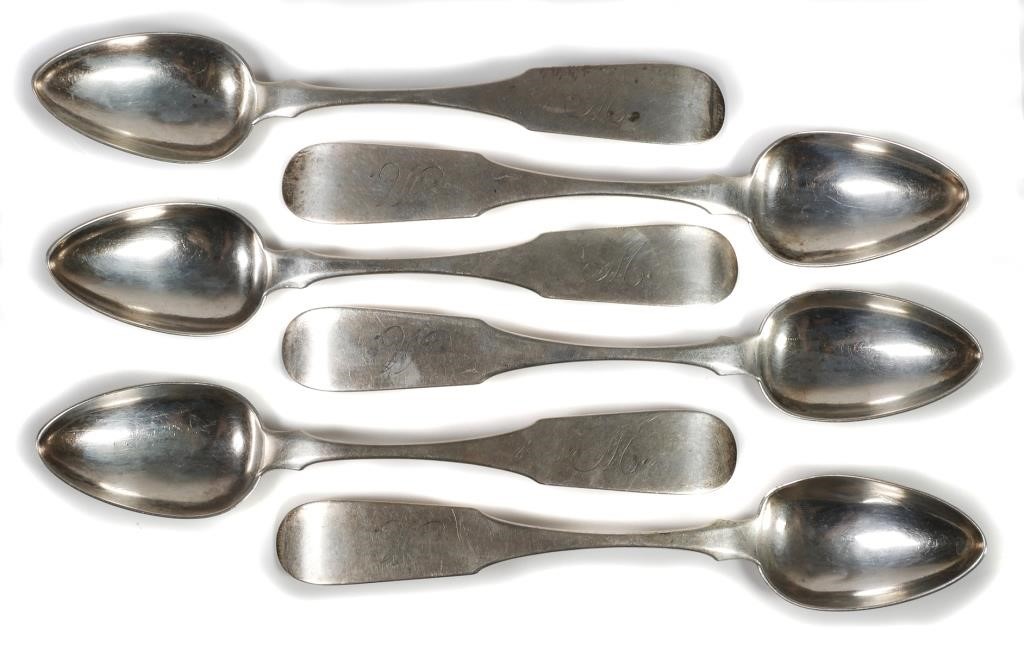  6 SOUTHERN COIN SILVER SPOONSSix 36638e