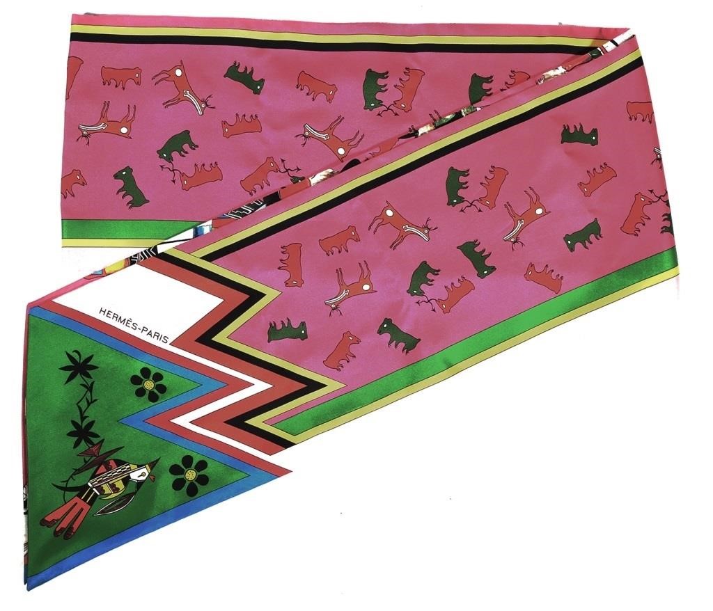 HERMES MAXI TWILLY KACHINA SCARF  366399