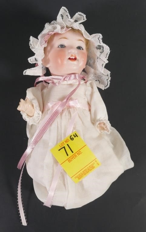 ANTIQUE BISQUE HEAD DOLL