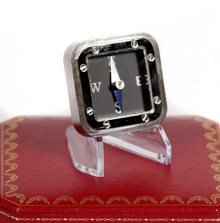 CARTIER SANTOS COMPASS 2004Stainless 36642a