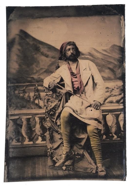 TINTYPE PHOTOGRAPH, BEDOUIN OR