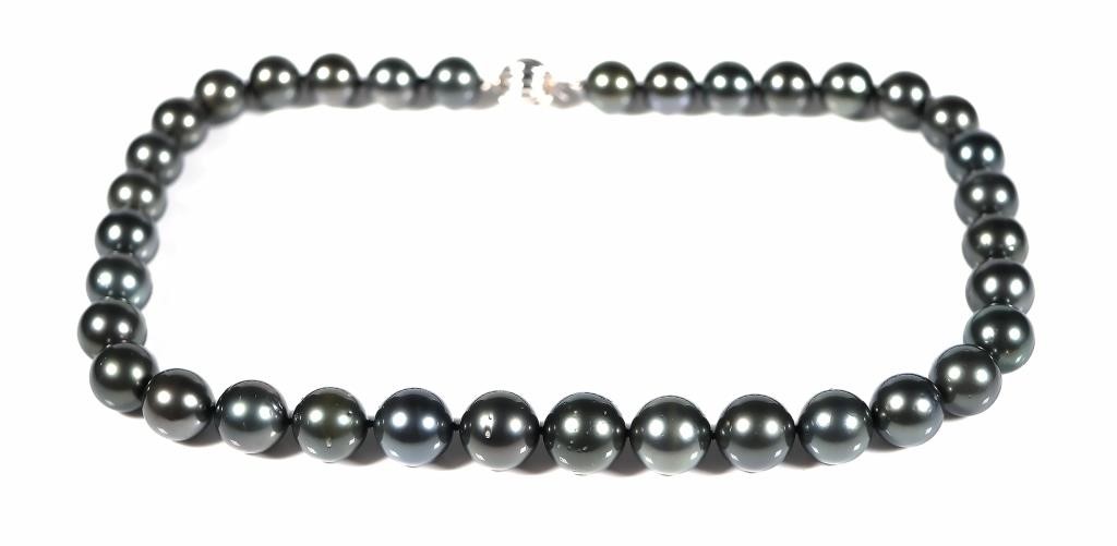 TAHITIAN PEARL NECKLACE 14MMGraduated 366433