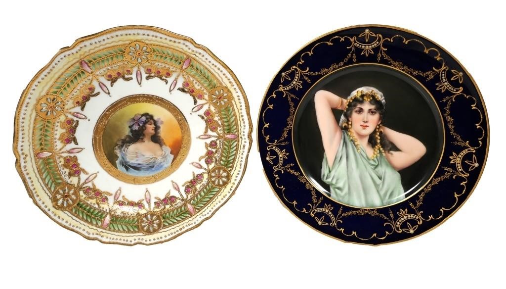  2 ROYAL VIENNA PORTRAIT PLATESOne 36648d