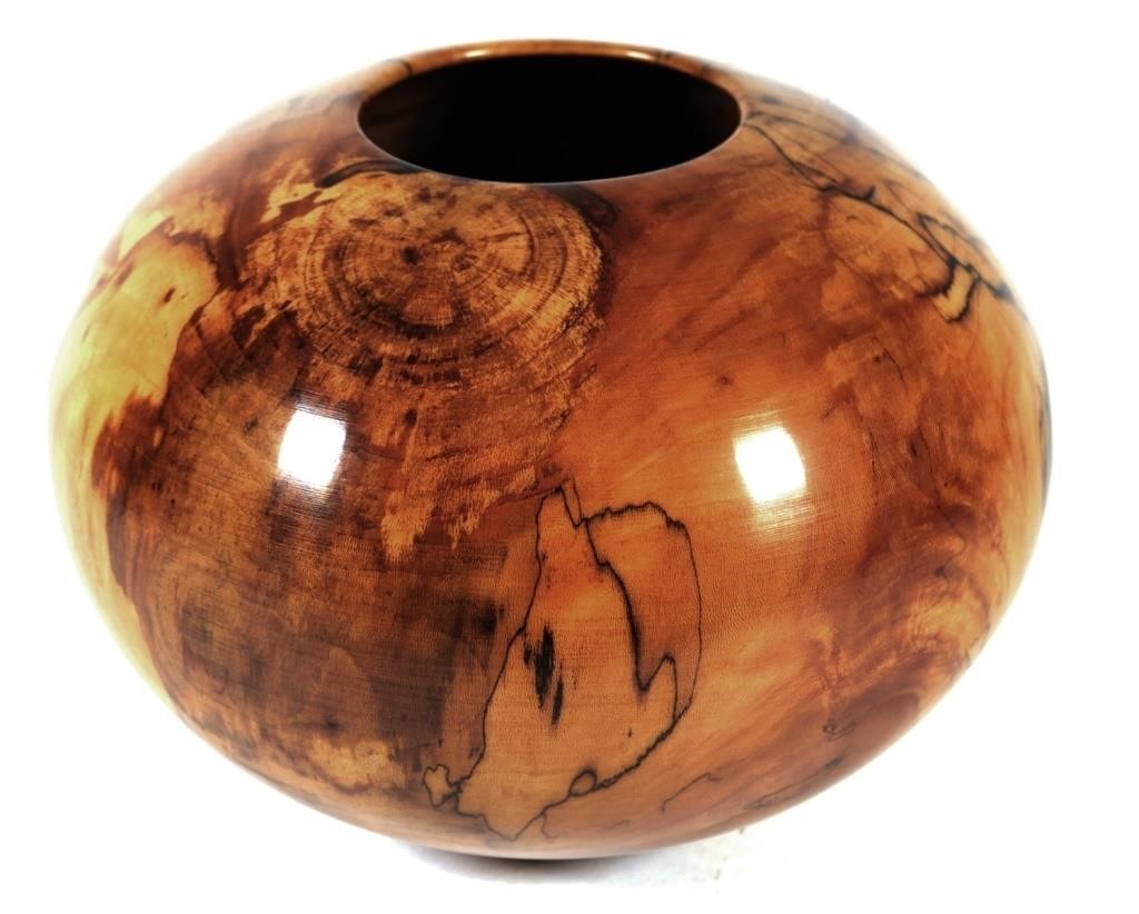 LARGE SPALTED SYCAMORE TURNED VESSELLarge 3664e1