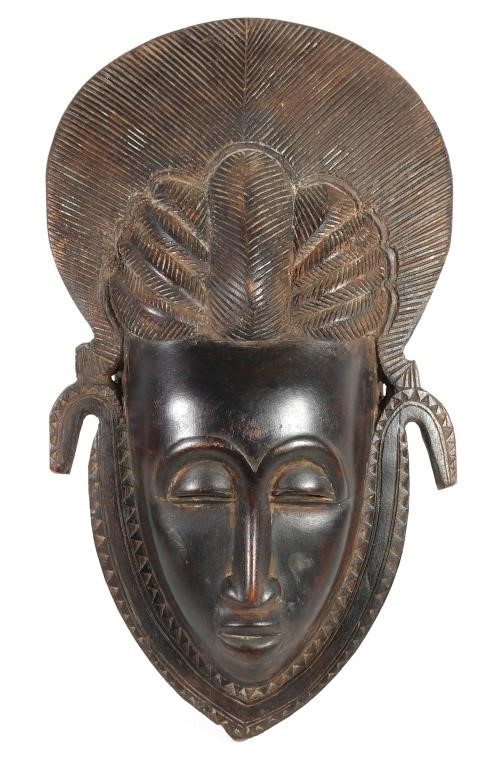 AFRICAN GURO WOODEN MASKCarved 3664e6