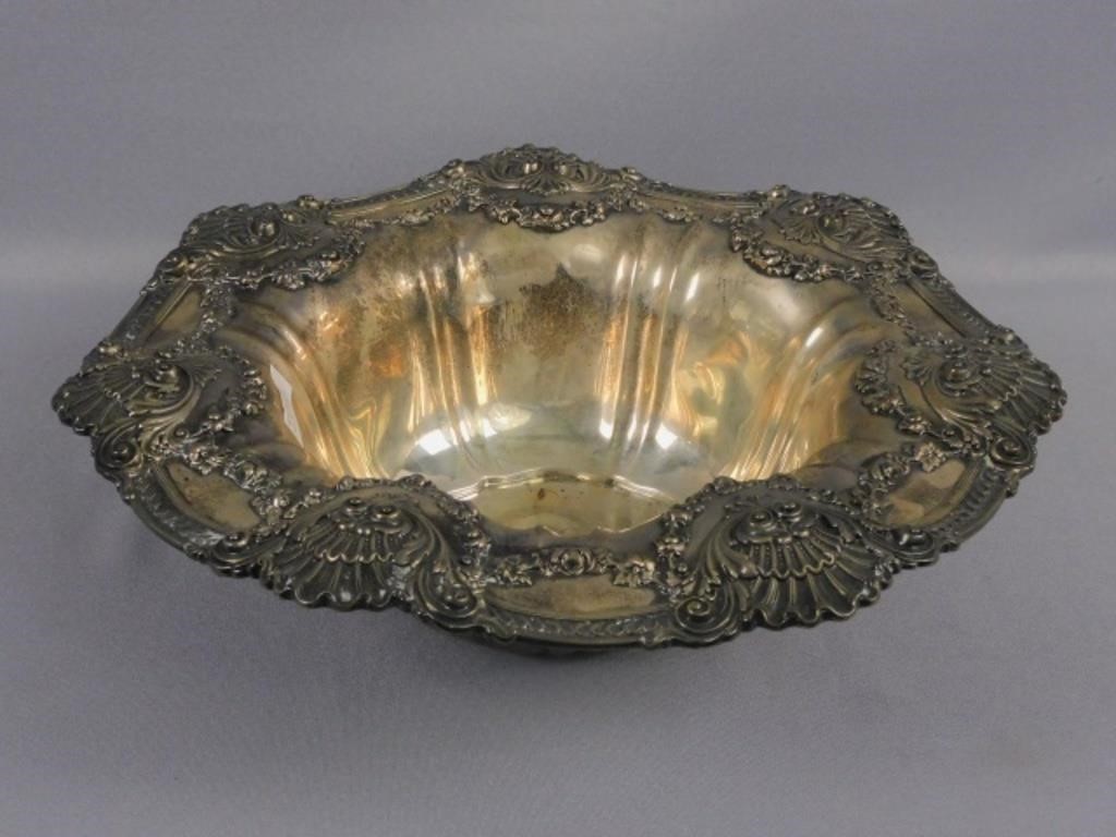 LARGE STERLING SILVER CENTER BOWL