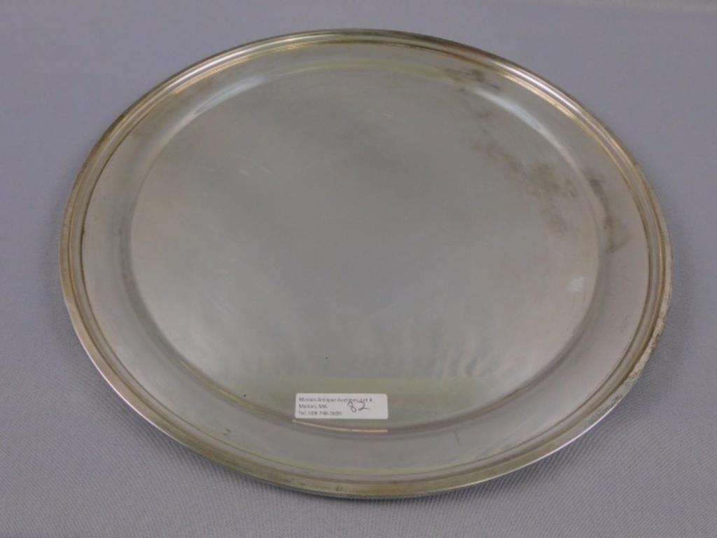 KIRK STERLING SILVER TRAY WITH RAISED