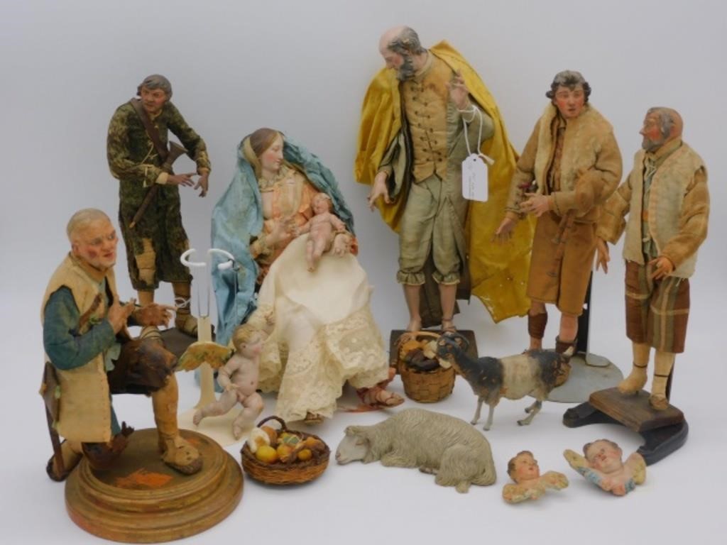 (15) ITALIAN NEAPOLITAN PRESEPIO CRECHE