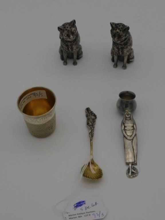 (5) STERLING SILVER ITEMS. TO INCLUDE: