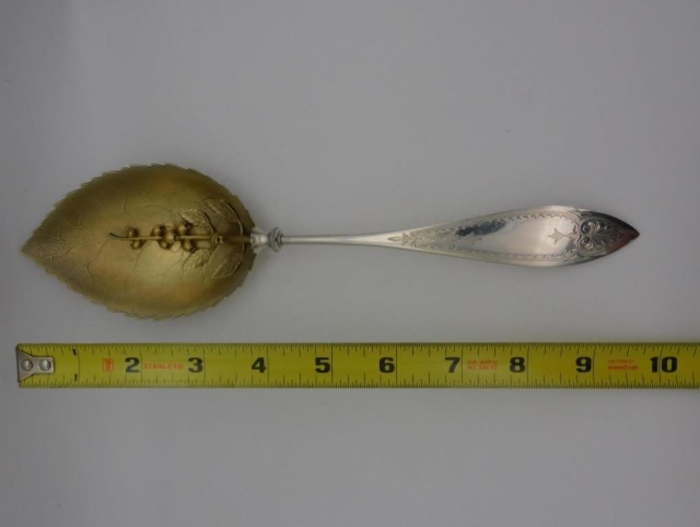 GORHAM STERLING SILVER SERVING SPOON,