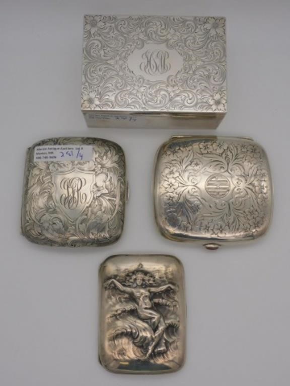 (4) PIECES OF STERLING SILVER.