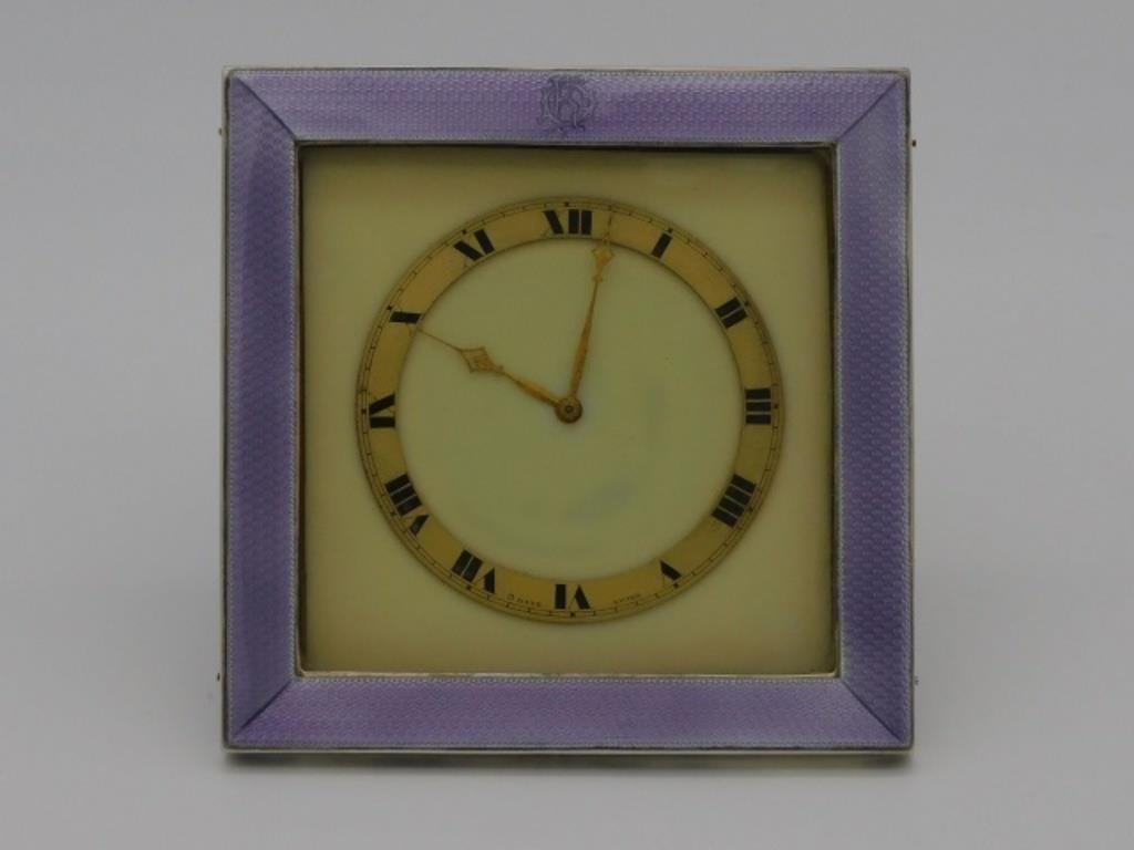 PURPLE GUILLOCHE ENAMEL BOUDOIR 366680