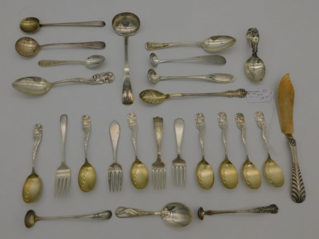 27 PIECES OF MISCELLANEOUS STERLING 366690