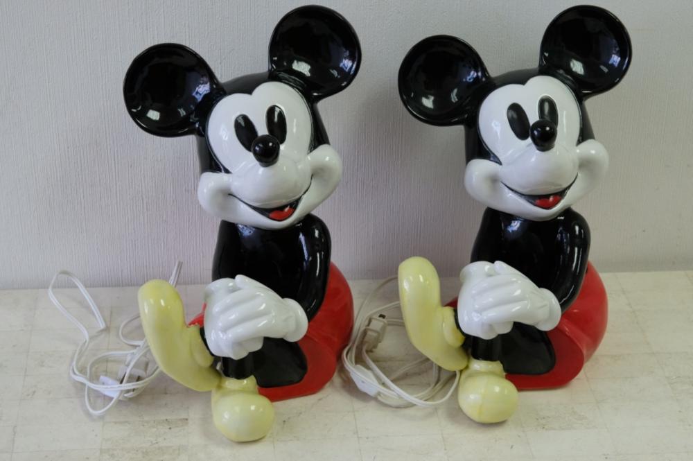 PAIR, LARGE MICKEY MOUSE NIGHT